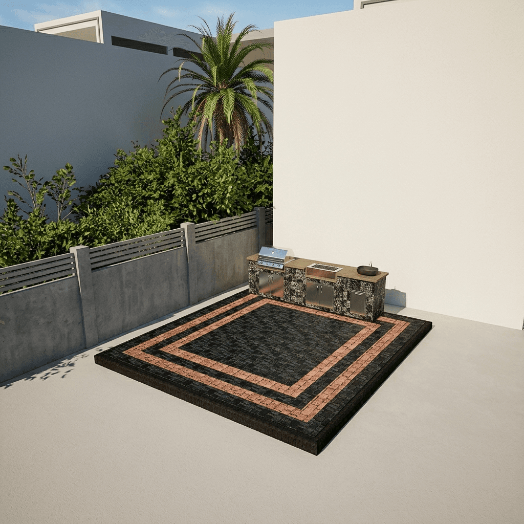 Outdoor Kitchen 4002 - 5.80 x 5.20 m